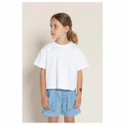 T-shirt Oversized Crop Coton Bio | Blanc