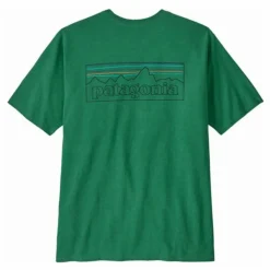 T-shirt P-6 Logo Responsibili Fibres Recyclées | Vert sapin