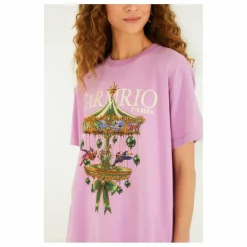 T-shirt Paris Carousel | Lilas