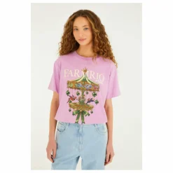 T-shirt Paris Carousel | Lilas