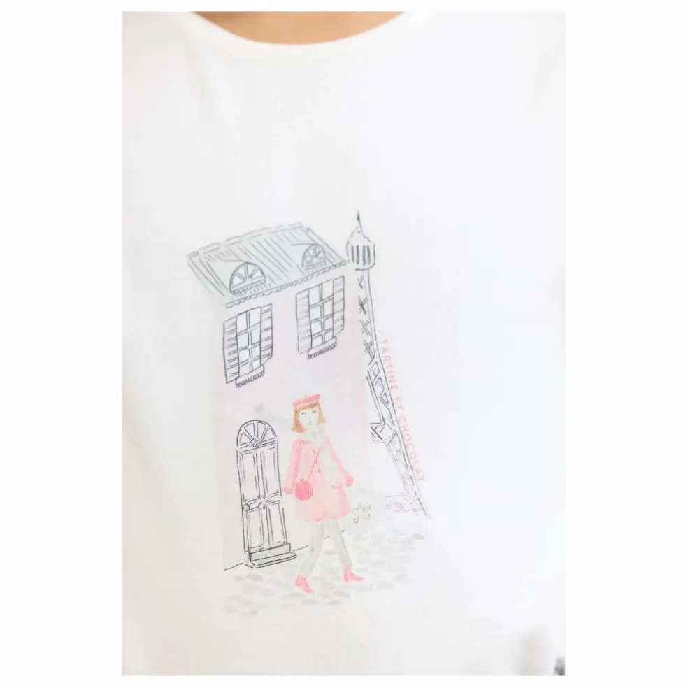 T-shirt Parisienne | Blanc