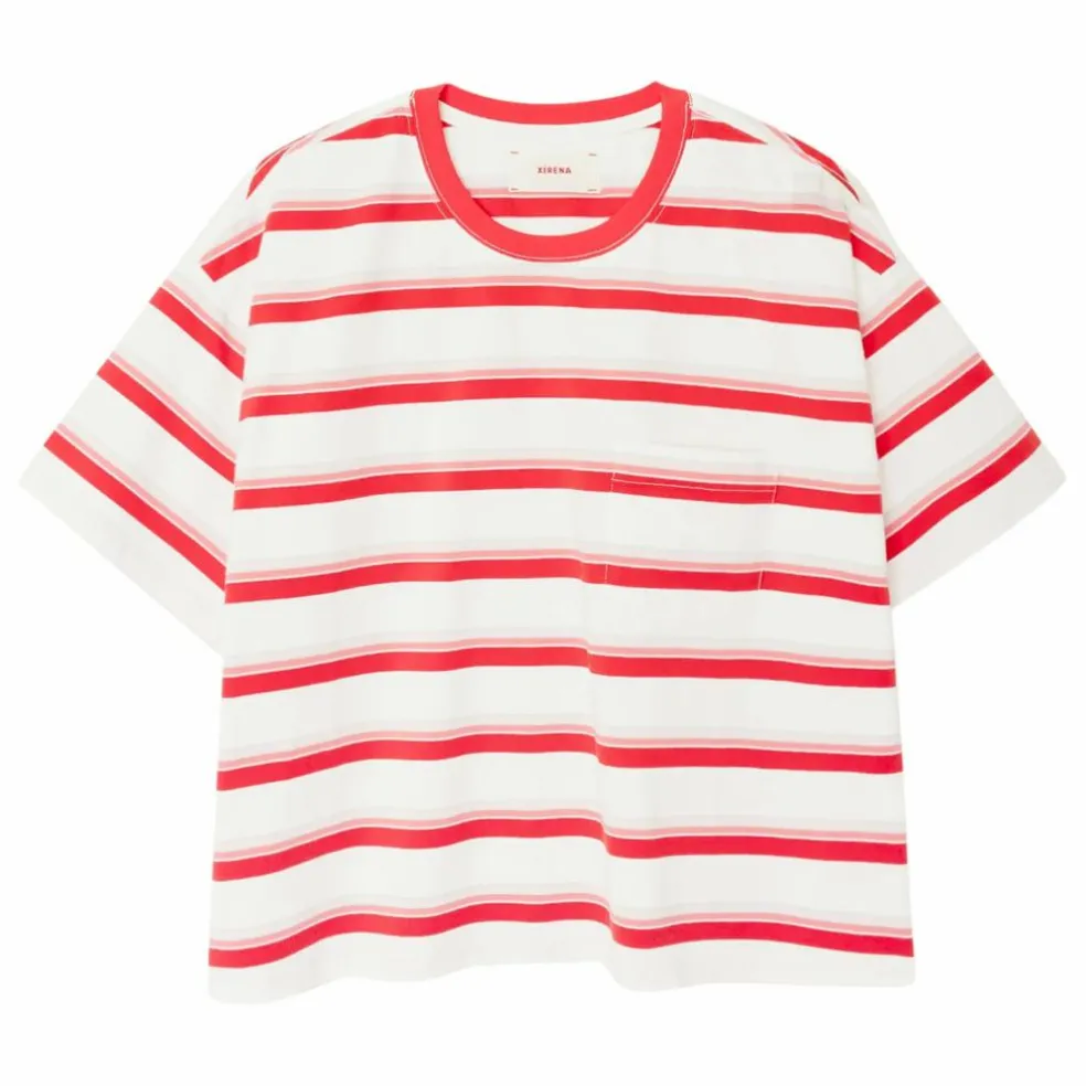 T-shirt Paulina Rayé | Blanc