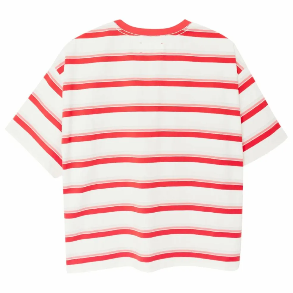 T-shirt Paulina Rayé | Blanc
