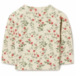 T-shirt Petit Rose Mini | Ecru