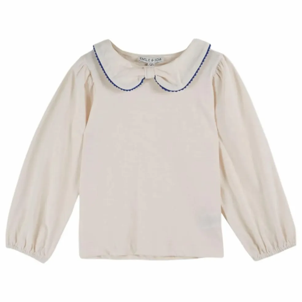 T-shirt Picote Coton Bio | Crème