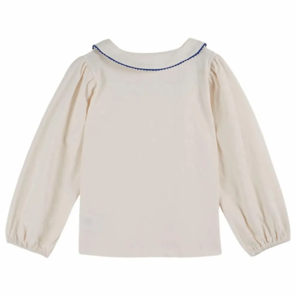 T-shirt Picote Coton Bio | Crème
