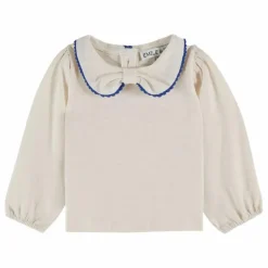 T-shirt Picote Coton Bio | Crème