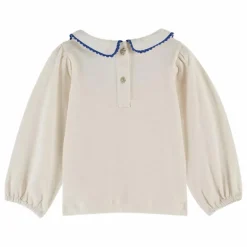 T-shirt Picote Coton Bio | Crème