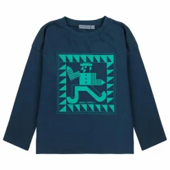 T-shirt Pinceau Coton Bio | Bleu nuit