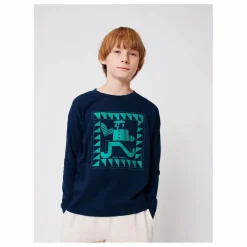 T-shirt Pinceau Coton Bio | Bleu nuit