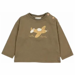 T-shirt Plane Coton Bio | Vert kaki