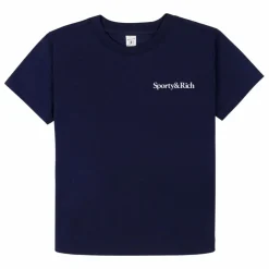 T-shirt Play Tennis Coton Recyclé | Bleu marine