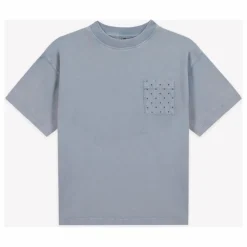 T-shirt Poche Etoiles Nixon | Bleu gris