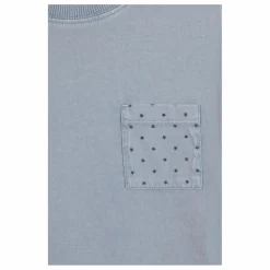 T-shirt Poche Etoiles Nixon | Bleu gris