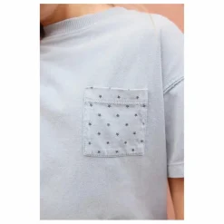 T-shirt Poche Etoiles Nixon | Bleu gris
