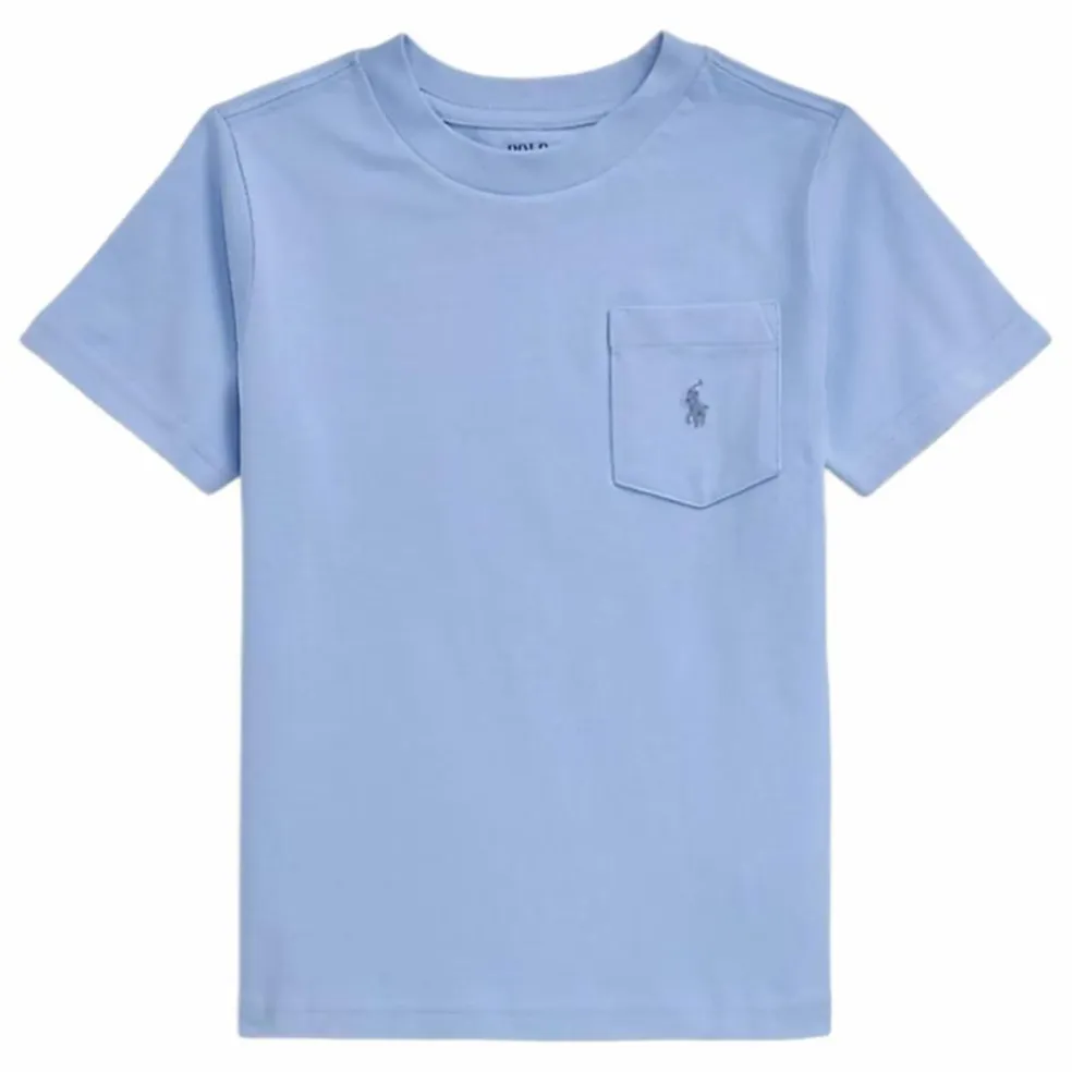 T-shirt Poche Jersey | Bleu