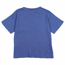 T-shirt Poche Lin | Bleu indigo