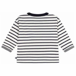 T-shirt Poche Marinière Coton Bio | Blanc
