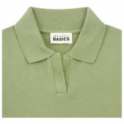 T-Shirt Polo Garçon Coton Bio | Vert Eucalyptus