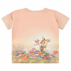 T-shirt Raeesa Coton Bio | Rose poudré