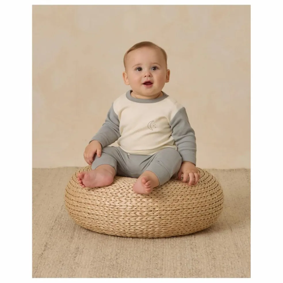 T-shirt Raglan Poche Coton Bio | Vert céladon