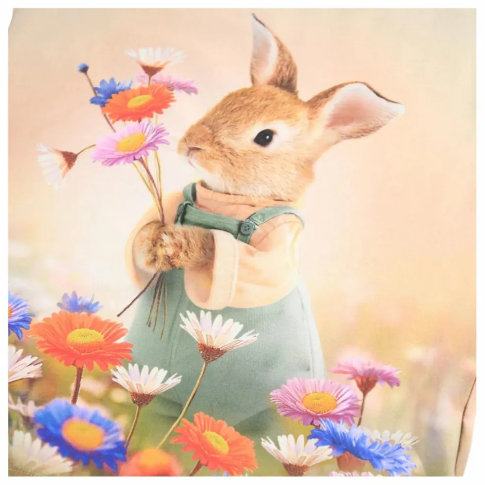 T-shirt Ragnhilde Bunny Rabbit Coton Bio | Beige