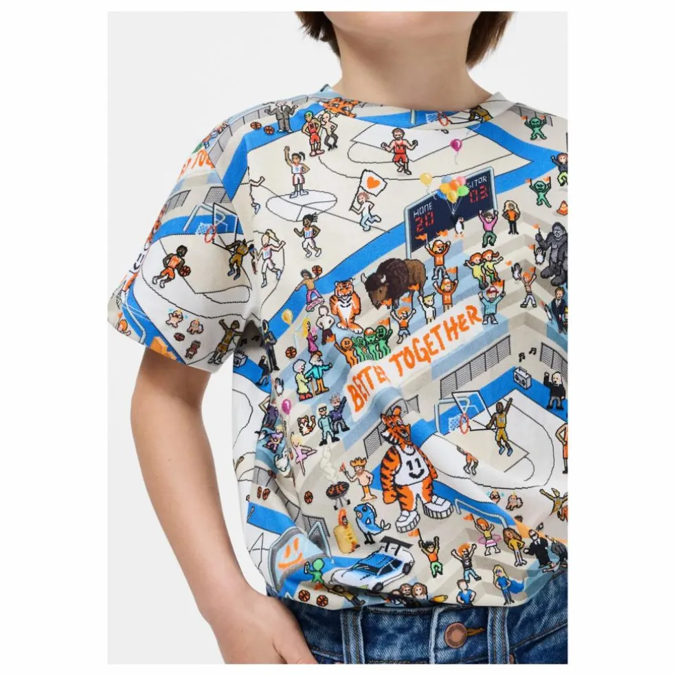 T-shirt Ralphie Basketball Coton Bio | Ecru