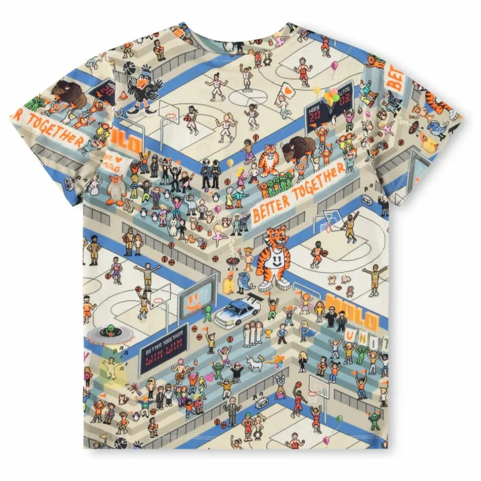 T-shirt Ralphie Basketball Coton Bio | Ecru