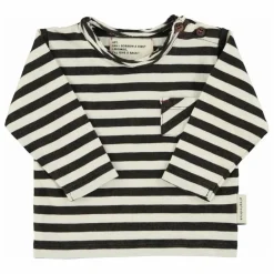 T-shirt Rayé Coton Bio | Ecru