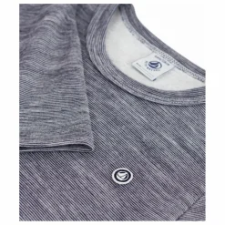 T-shirt Rayé Laine | Bleu marine