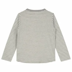 T-shirt Rayures Coton Bio | Gris