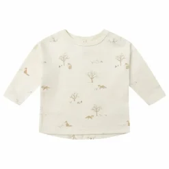 T-shirt Renards Coton Bio | Ivoire