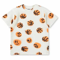 T-shirt Riley Basketball Coton Bio | Blanc