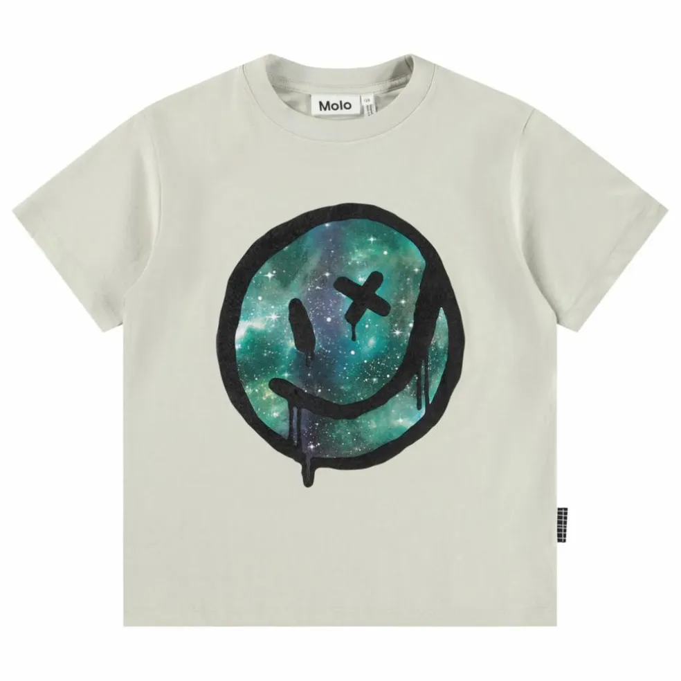T-shirt Riley Drippy Mood Coton Bio | Gris