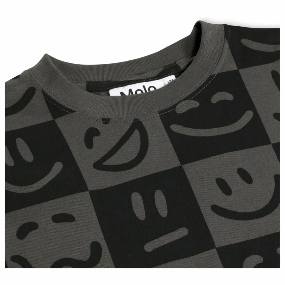 T-shirt Riley Emotion Damier Coton Bio | Noir