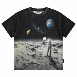 T-shirt Riley Moon Coton Bio | Noir