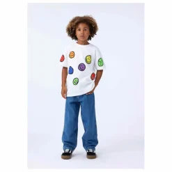 T-shirt Riley Smiley Coton Bio | Blanc