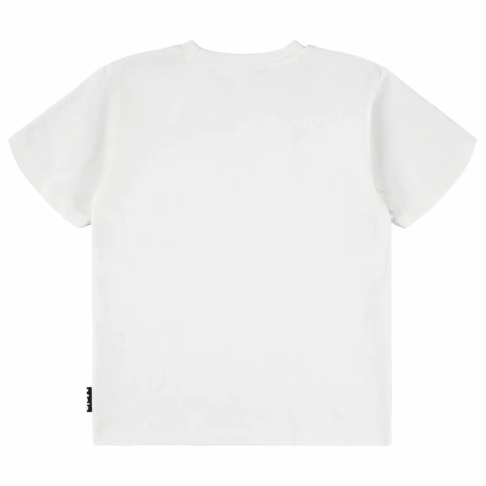 T-shirt Riley Smiley Coton Bio | Blanc