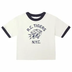 T-shirt Ringer Tigers Mini | Ivoire