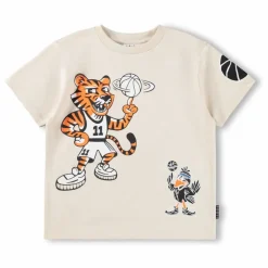 T-shirt Rodney Mascottes Basketball Coton Bio | Ecru