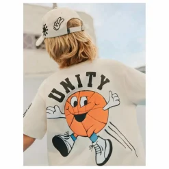 T-shirt Rodney Mascottes Basketball Coton Bio | Ecru