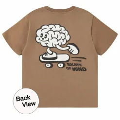 T-shirt Rodney Skate Coton Bio | Marron