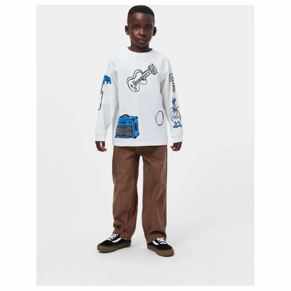 T-shirt Rube Dessins Coton Bio | Blanc