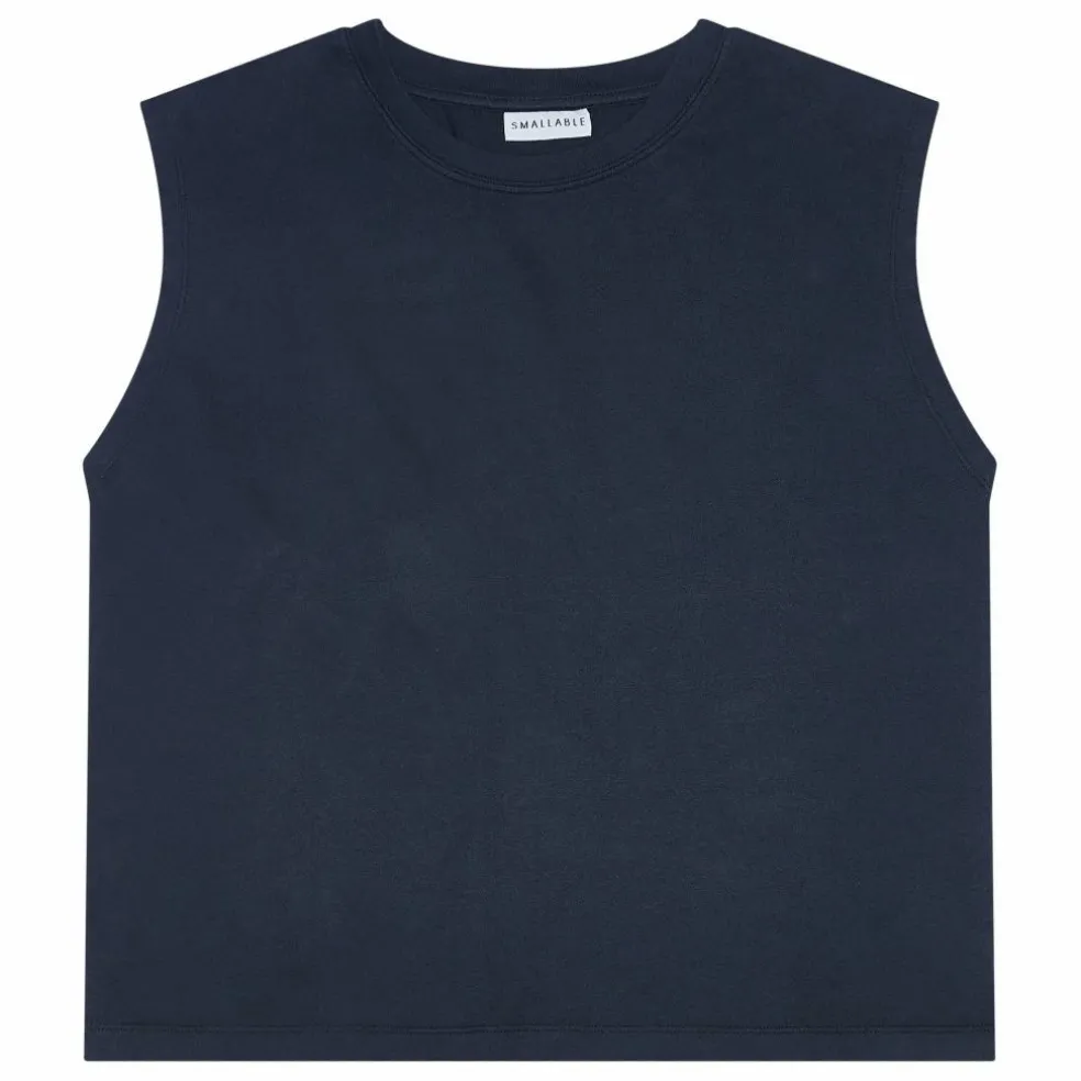 T-shirt Sans Manches Freja Coton Bio | Noir