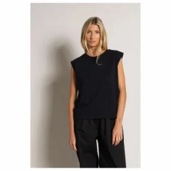 T-shirt Sans Manches Freja Coton Bio | Noir