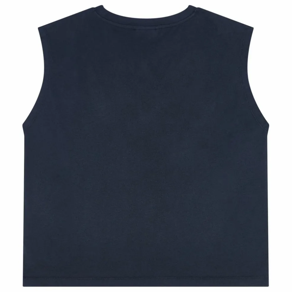 T-shirt Sans Manches Freja Coton Bio | Noir