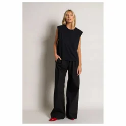 T-shirt Sans Manches Freja Coton Bio | Noir