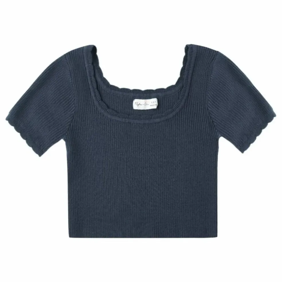 T-shirt Scallop Mini | Bleu marine