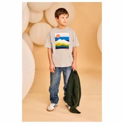 T-shirt Silas Landscape Coton Bio | Gris