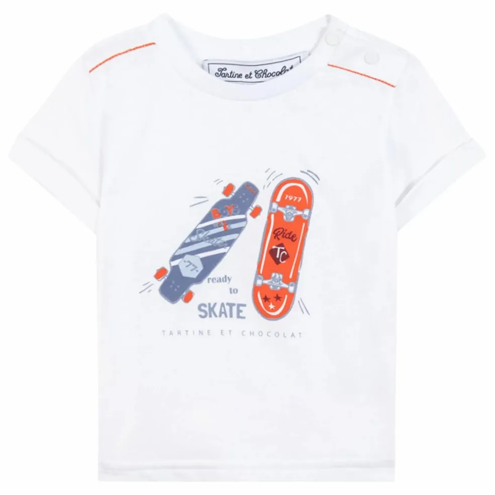 T-shirt Skate | Blanc